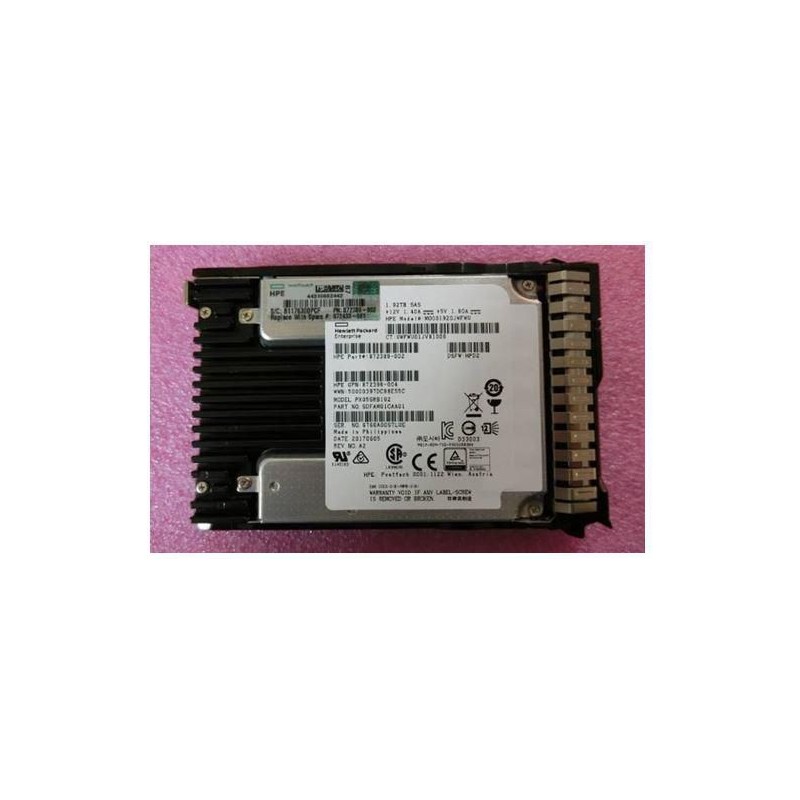 Hewlett Packard Enterprise SSD 1.92TB 12G SFF SAS RI SC